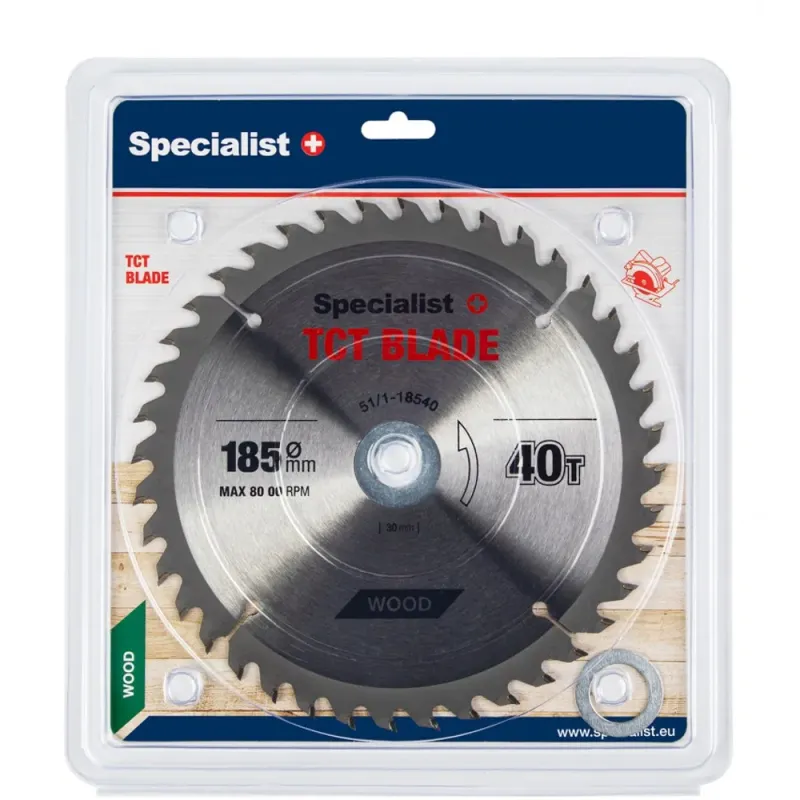 Specialist+ SPECIALIST+ griešanas disks, 185 x 40T x 30/20/16 mm 51-1-18540