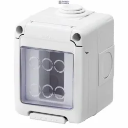 GEWISS GW27041 — Watertight Enclosure For System Devices 1 Gang, Grey Ral 7035, Ip55 GEWISS GW27041 — Watertight Enclosure For System Devices 1 Gang, Grey Ral 7035, Ip55