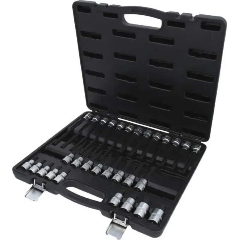 KS Tools Uzgaļu muciņu 1/2`` komplekts sešstūra skrūvēm, 30 gab., KS 911-4510