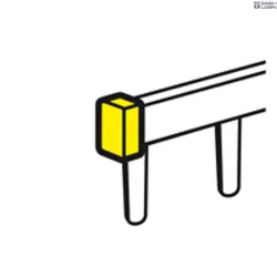 Legrand 404989 — Protection of Supply Busbar Ends 1P Legrand 404989 — Protection of Supply Busbar Ends 1P