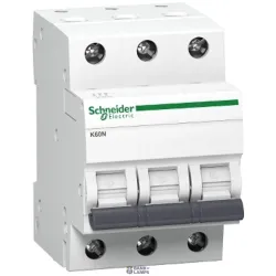 Schneider Electric A9K02332 — automātslēdzis Acti9 Lite K60N, 3P, 32 A, 6 kA, C Curve
