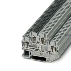 Phoenix Contact 3031539 — Double-Level Terminal Block STTB 2.5-PV, 22A, Spring-Cage Connection, 1St And 2Nd Level, Gray, Ns 35/7,5, Ns 35/15 Phoenix Contact 3031539 — Double-Level Terminal Block STTB 2.5-PV, 22A, Spring-Cage Connection, 1St And 2Nd Level, Gray, Ns 35/7,5, Ns 35/15