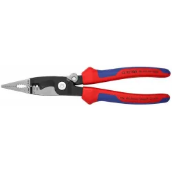 Elektroinstalāciju knaibles 200 mm, daudzkomponentu rokturis, Knipex