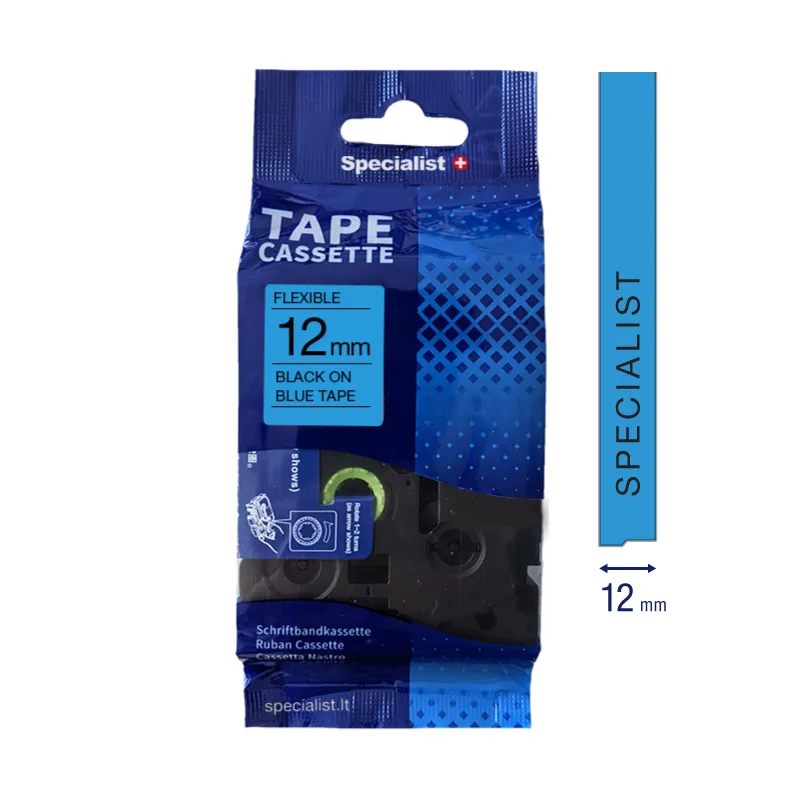Specialist+ SPECIALIST+ lenta FLEXIBLE komp., 12 mm, melna / zila 31-2-FX531
