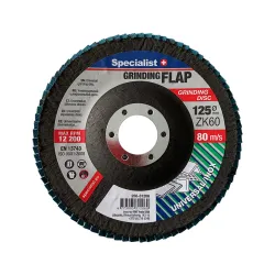 SPECIALIST+ vēdekļveida slīpēšanas disks ZK60, 125 mm SPECIALIST+ vēdekļveida slīpēšanas disks ZK60, 125 mm