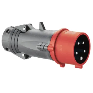 Legrand 052244 — Straight Plug Hypra IP44, 380/415V, 16A, 3P+N+E, 5P, Plastic Legrand 052244 — Straight Plug Hypra IP44, 380/415V, 16A, 3P+N+E, 5P, Plastic