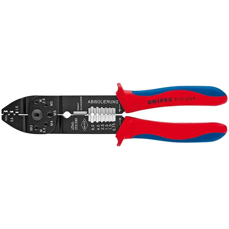 Knipex Universālās elektriķu stangas 0,5-2.5mm2, Knipex 9721215B