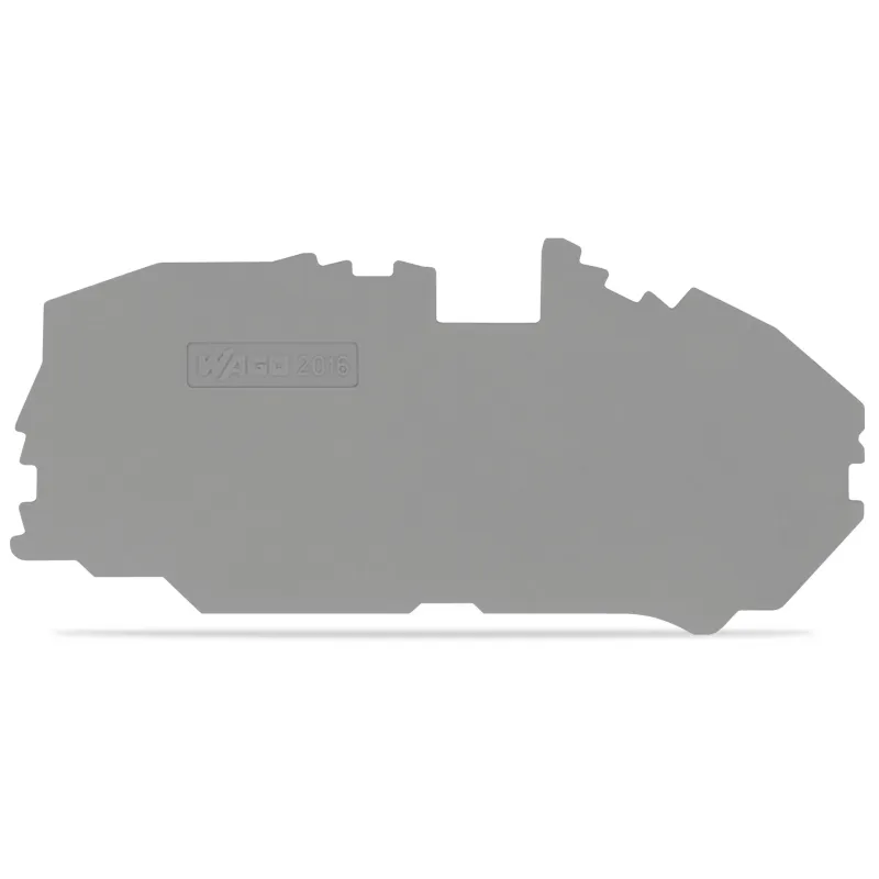 WAGO End Plate Gray, 1 mm Thick 2016-7691