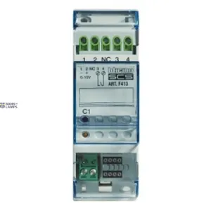 BTicino F413N — Dimmer 10V, IP20, 2 DIN Modules, DIN-Rail Adapter, 50–60Hz BTicino F413N — Dimmer 10V, IP20, 2 DIN Modules, DIN-Rail Adapter, 50–60Hz