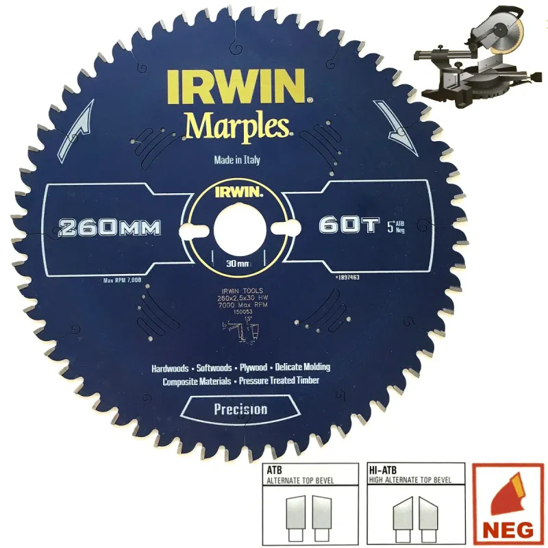 IRWIN MARPLES Ripzāģis 250x30Px60T 2,5mm ATB/N M 11-7457