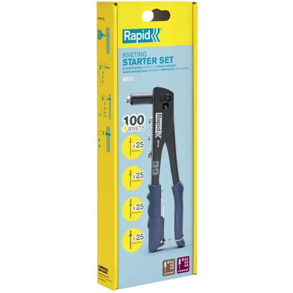 Kniedētājs RP10, starta komplekts, Rapid