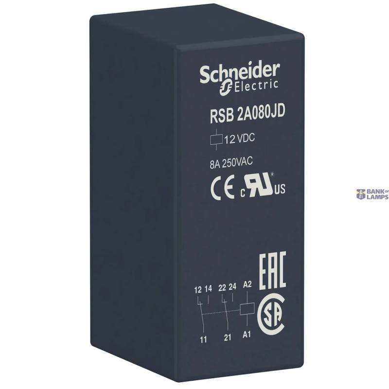 Schneider Electric RSB2A080JD — Plug-In relejs