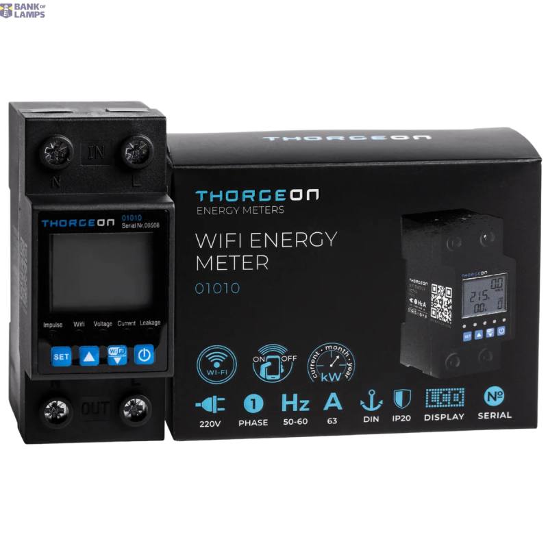 THORGEON 01010 — 1-phase WIFI ENERGY