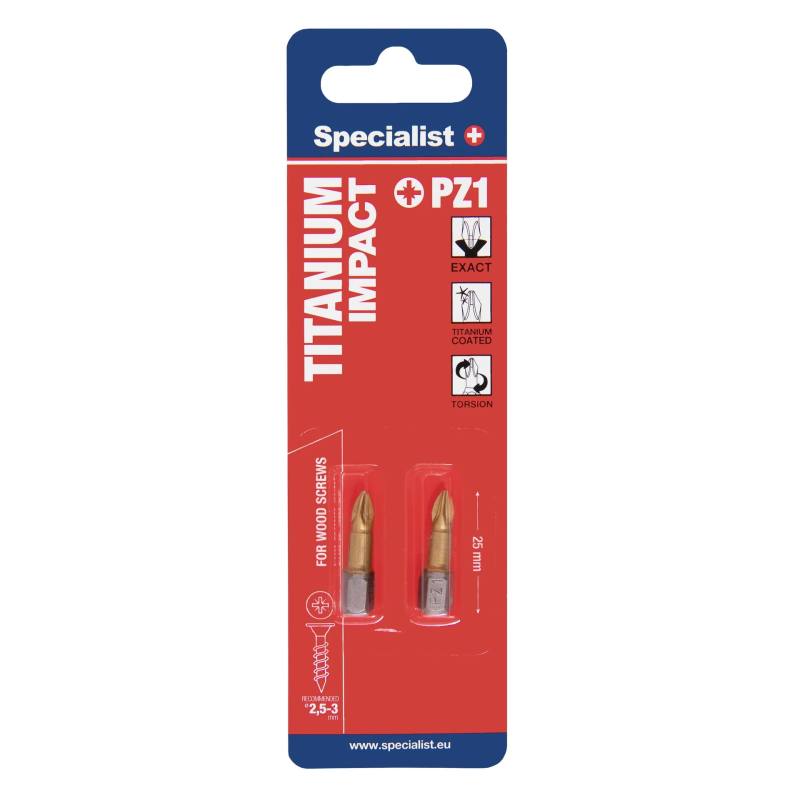 SPECIALIST+ uzgalis TITANIUM PZ1, 25 mm