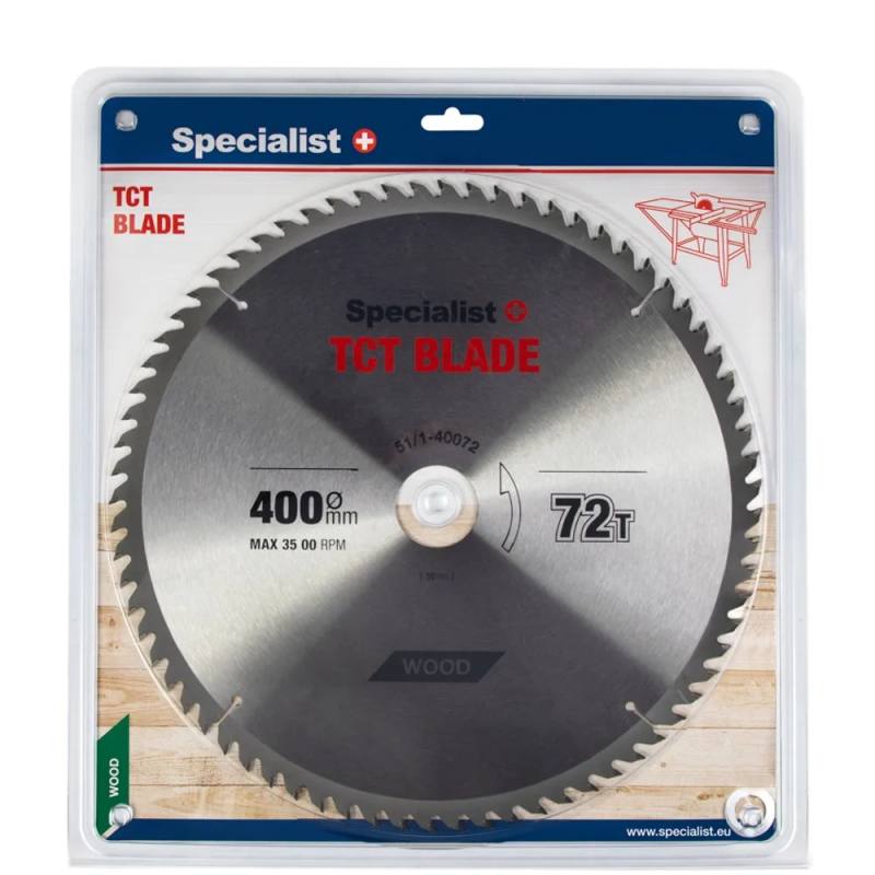 SPECIALIST+ griešanas disks, 400 x 72T