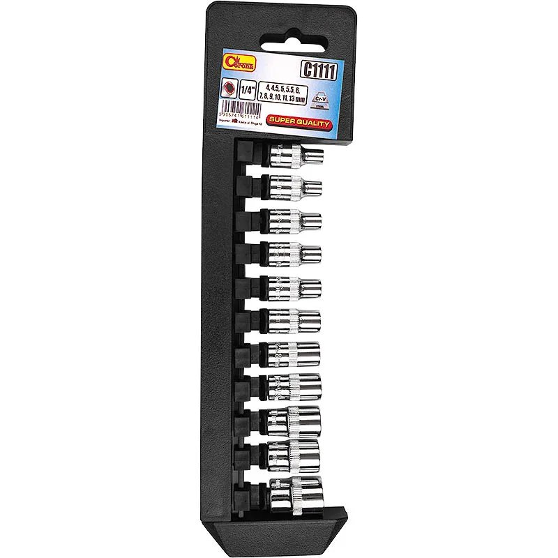 RICHMANN 11 PCS SOCKET SET 1/4`