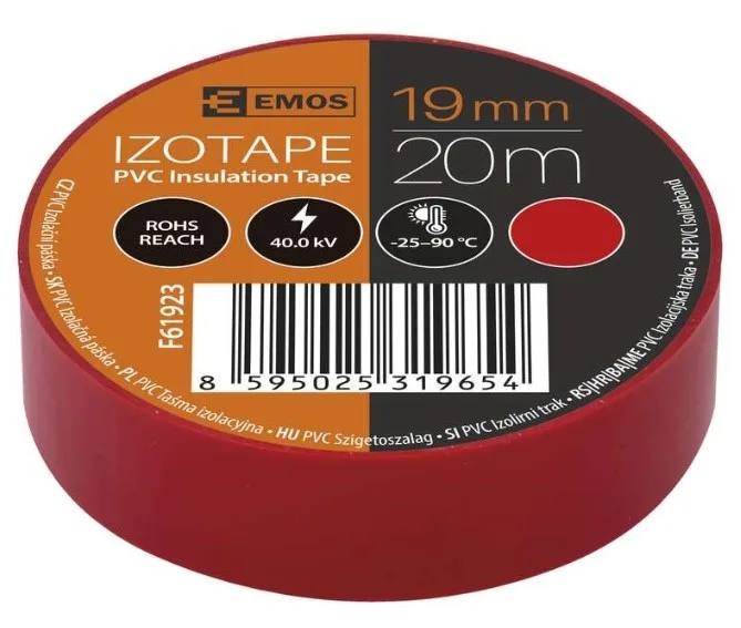 PVC izolācijas lente 19mm x 013mm