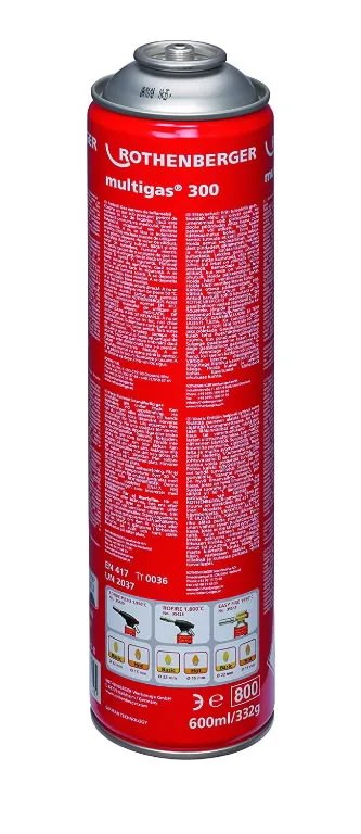 Multigas 300 gāzes balons 600 ml