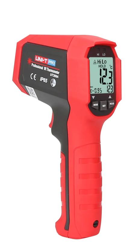 Profesionālais infrasarkano staru termometrs -32°C līdz