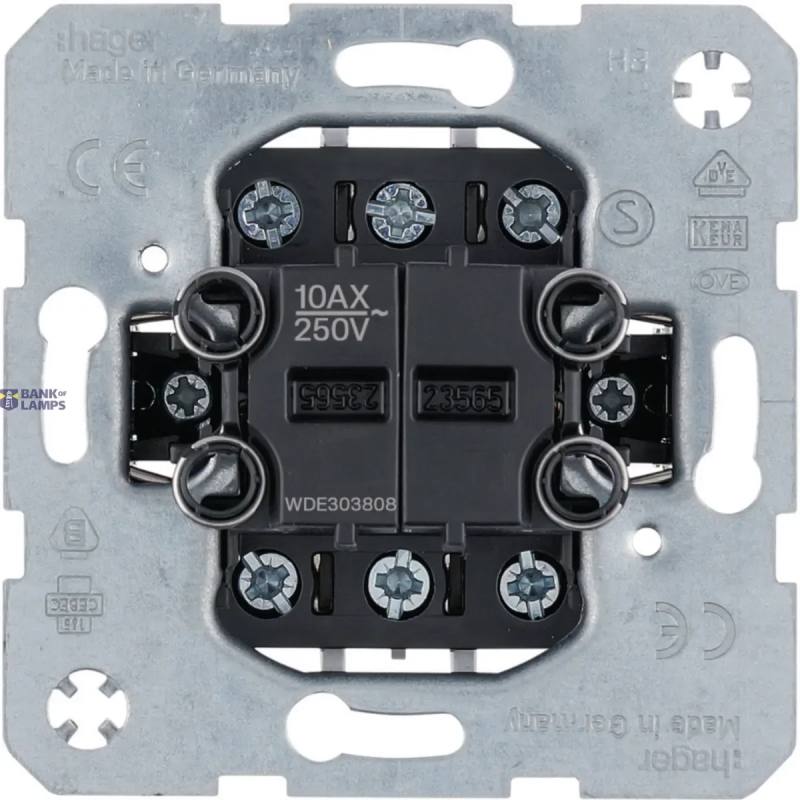 Hager WDE303808 — Changeover slēdzis Double
