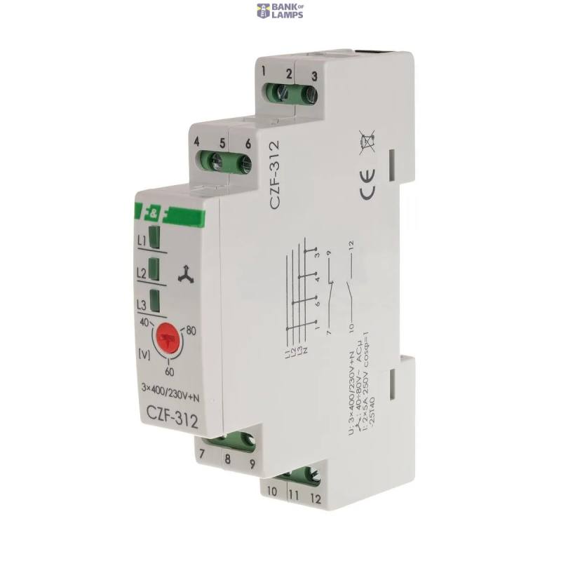 F&F CZF-312 — Phase Control relejs