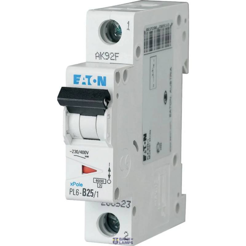 EATON 286523 — PL6-B25/1 automātslēdzis (MCB)