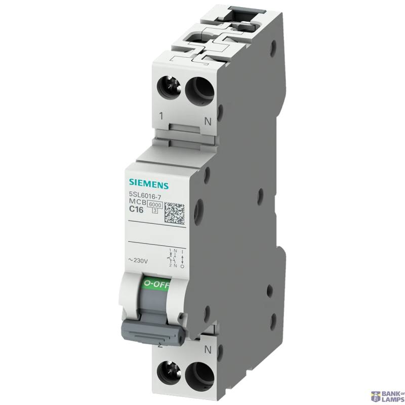 Siemens 5SL6002-7 — automātslēdzis 1P+N 2A