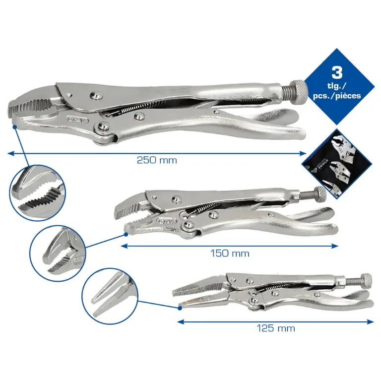 Satvērējatslēgu komplekts, 3-gab., Brilliant Tools