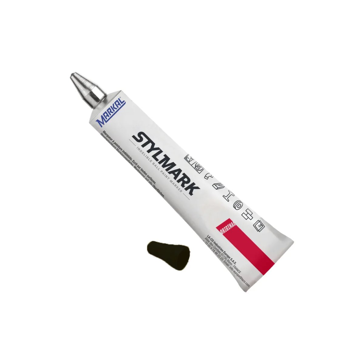MARKAL Krāsas tūbiņa, 2 mm, melna