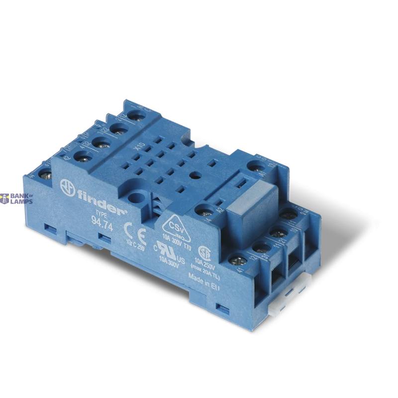 FINDER 9474SMA — SCREW TERMINAL SOCKET