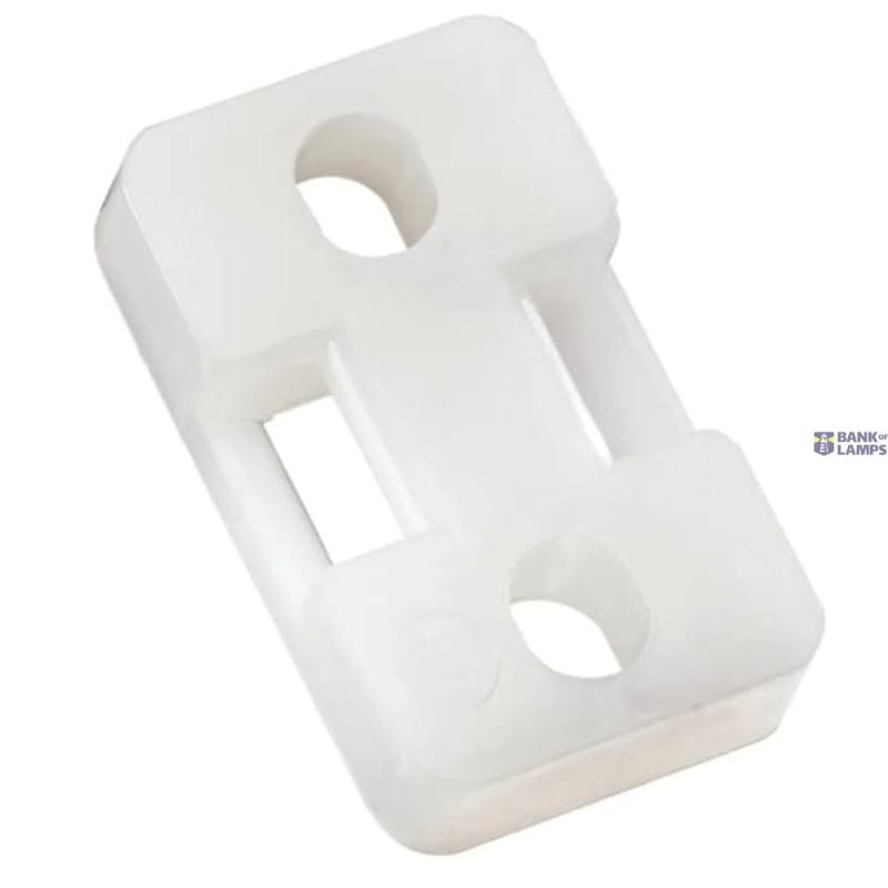 ABB 7TAG009880R0014 — Cable Tie Mount Base Ty-Rap 2-Way Screw-Mounted Nylon Natural
