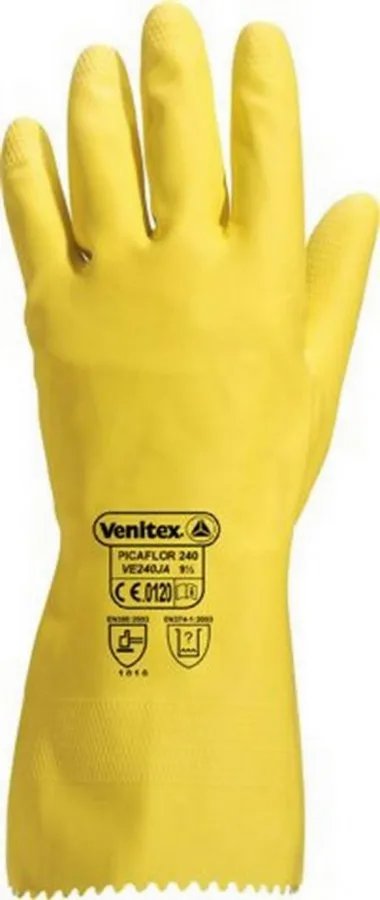 Cimdi, lateksa, mājsaimniecībām 9/10, Delta Plus