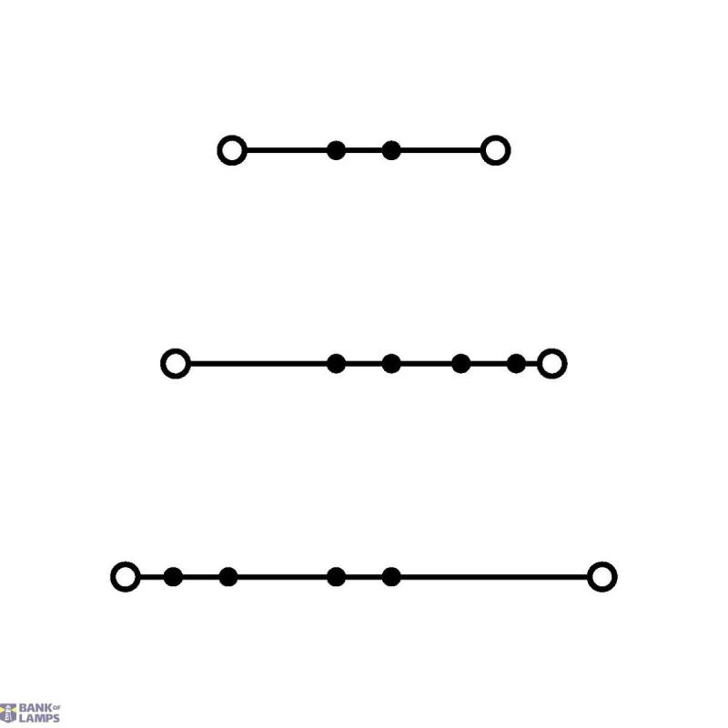 WAGO 2002-3201 — Triple-Deck Through/Through/Through Terminal