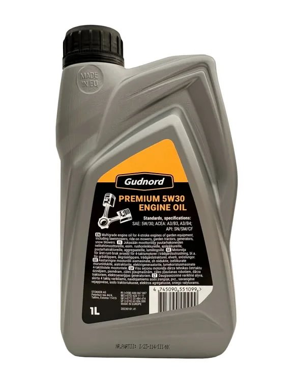 Motoreļļa Premium 5W30 1L, Gudnord