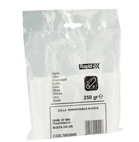 Glue sticks 7x100mm, multi purpose, transparent