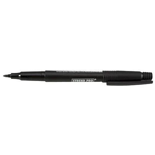 STREND PRO Melns permanentais marķieris, 2