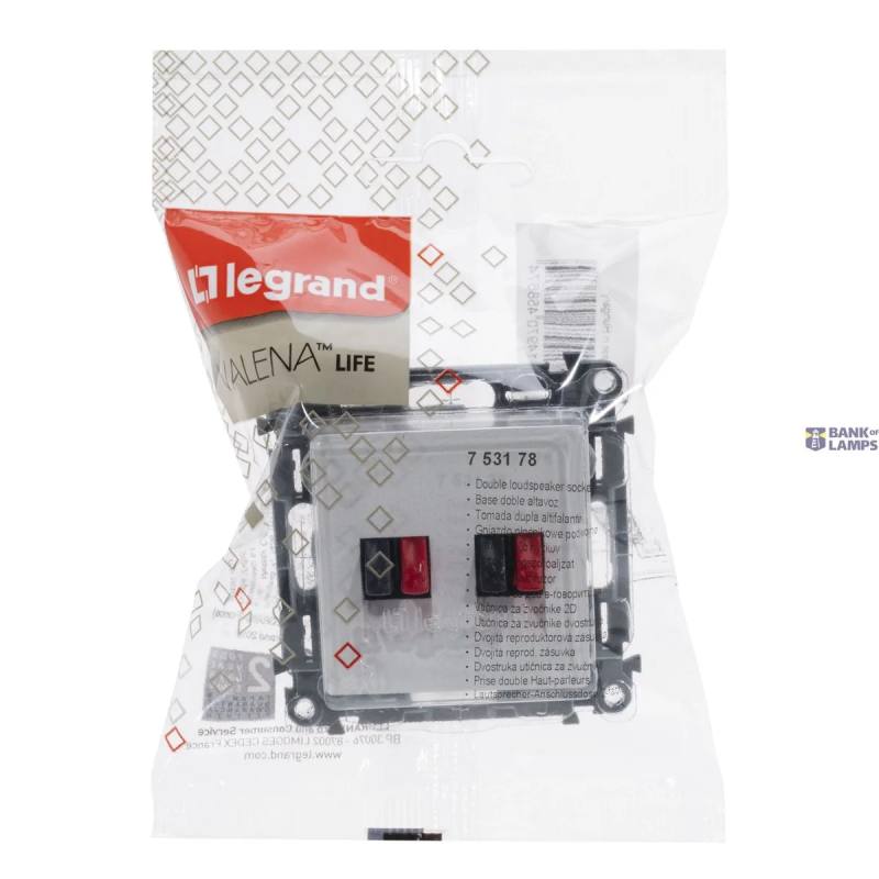 Legrand 753178 — Double rozete Outlet