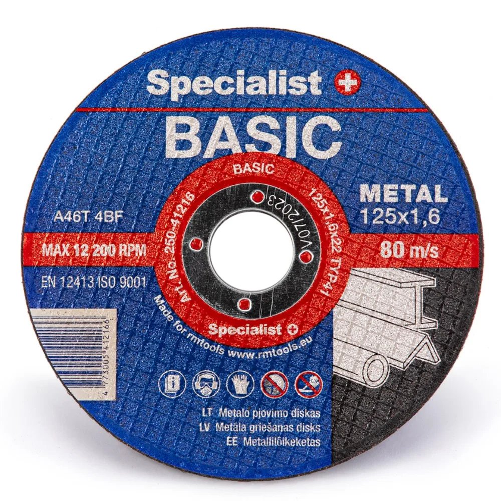 SPECIALIST+ metāla griešanas disks BASIC, 125