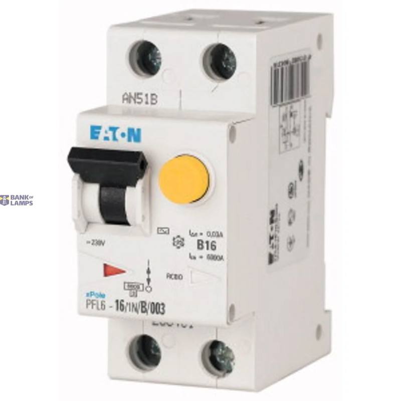 EATON 286429 — PFL6-10/1N/B/003 RCD/MCB combination