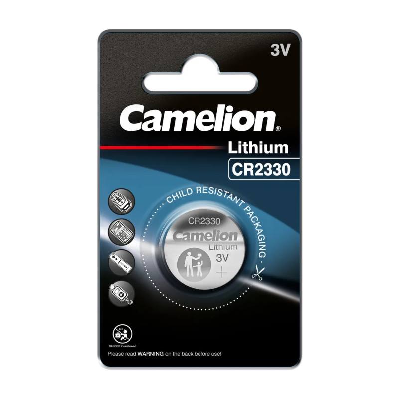 Mikro litija šūna CR2330, 3V, CAMELION