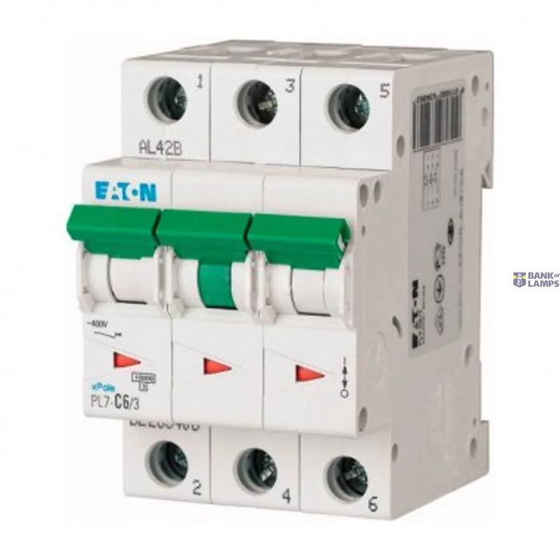 EATON 263386 — PL7-B6/3 automātslēdzis (MCB)