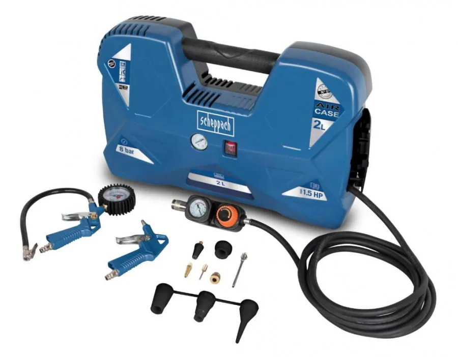 Bezeļļas kompresors Aircase, 2L tilpne +