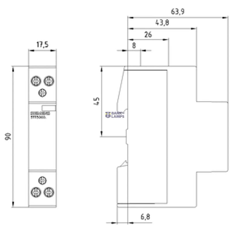 Siemens 5TT5810-0 — Insta contactor with