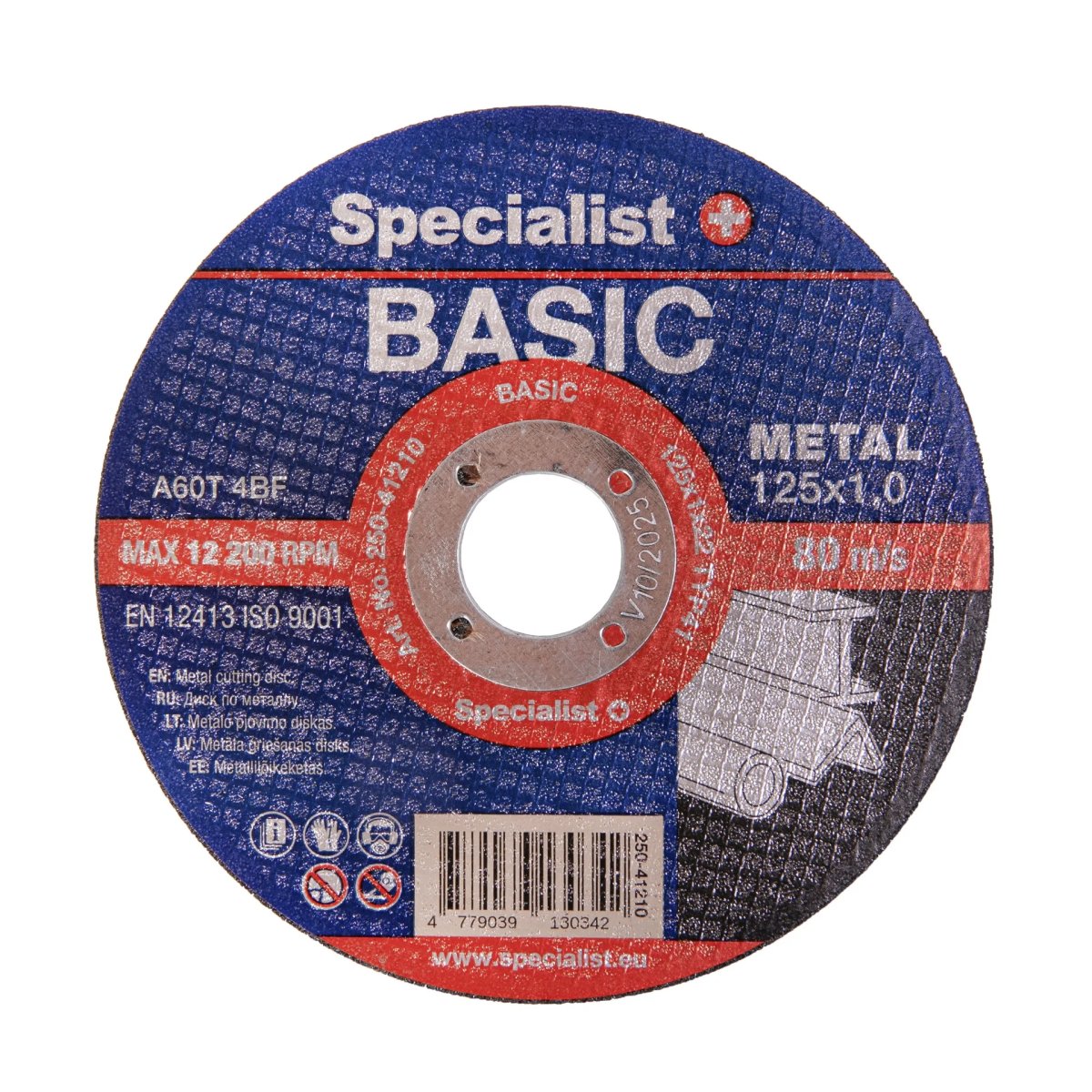 SPECIALIST+ metāla griešanas disks BASIC, 125