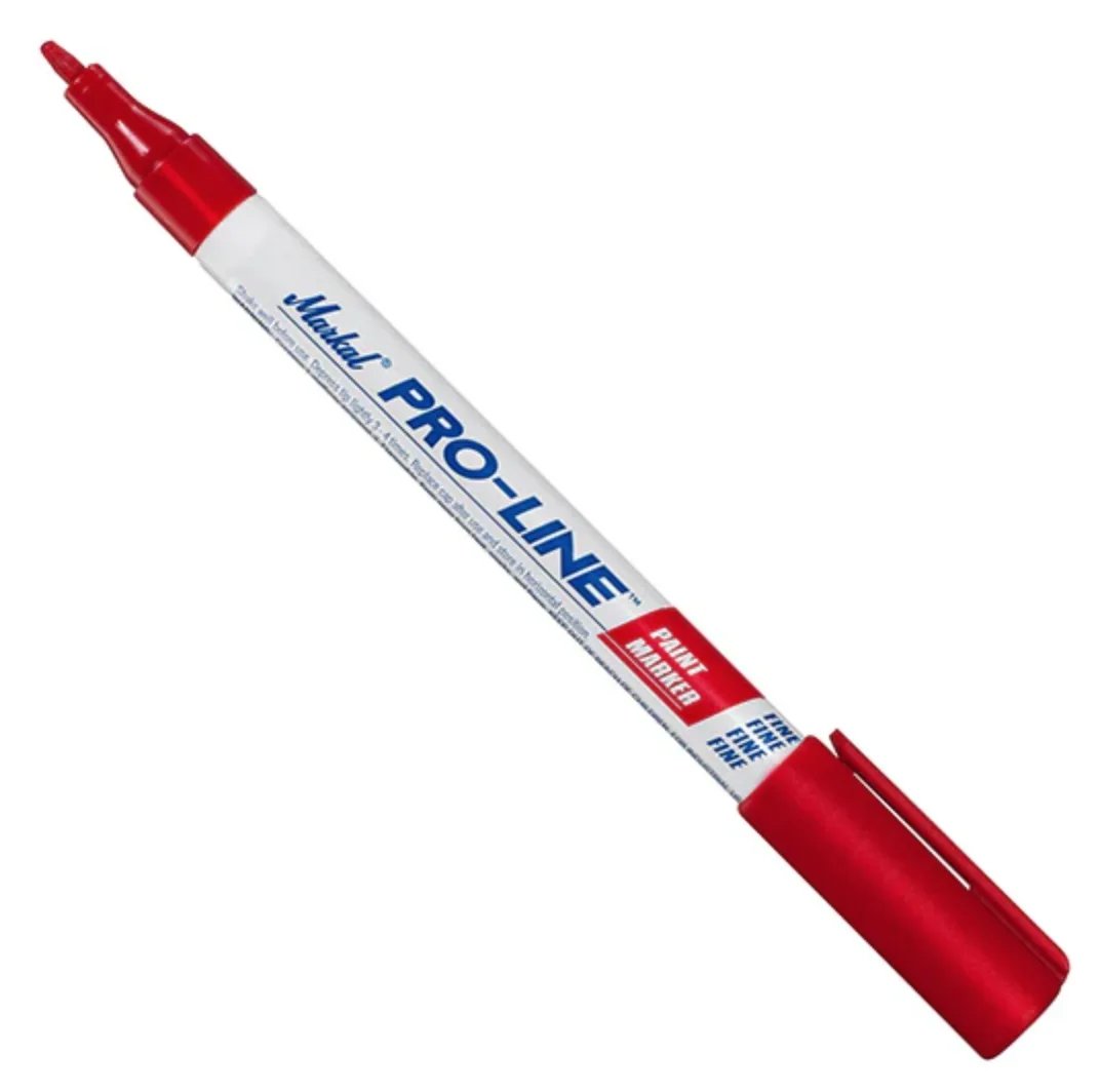 MARKAL Krāsu marķieris FINE-LINE, sarkans