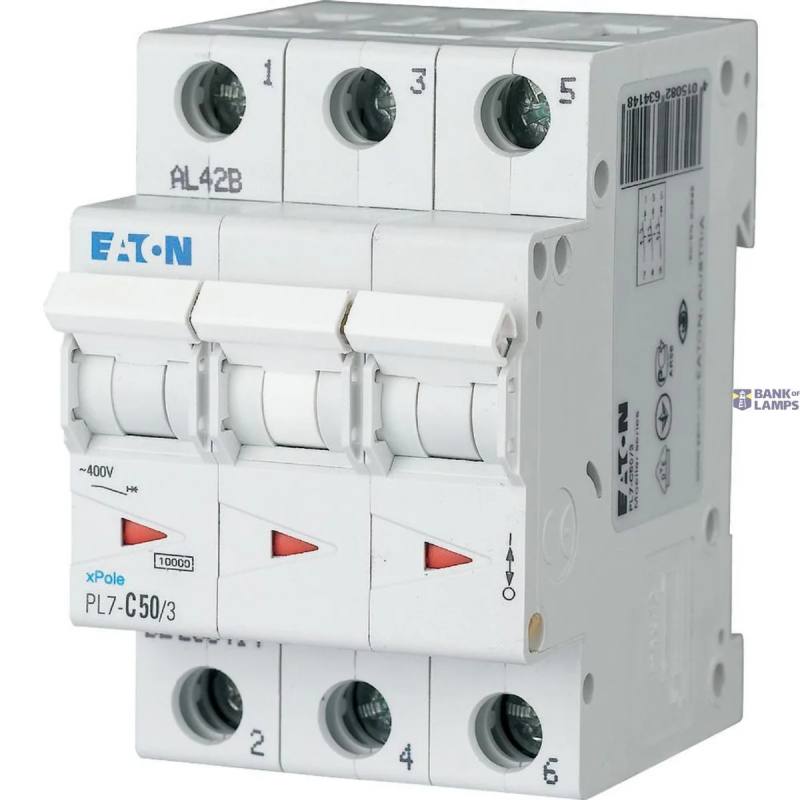 EATON 263400 — PL7-B50/3 automātslēdzis (MCB)