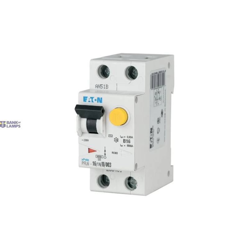 EATON 286431 — PFL6-16/1N/B/003 RCD/MCB combination