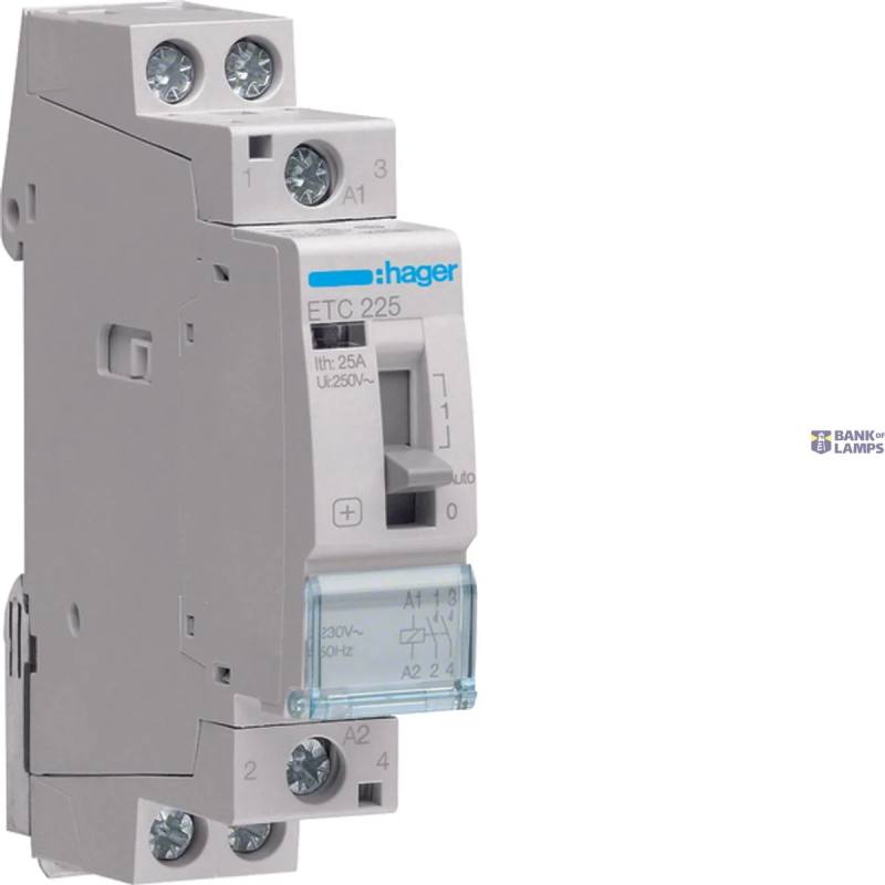 Hager ETC225 — kontaktors Night &