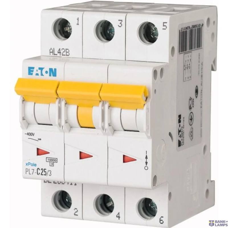 EATON 263411 — PL7-C25/3 automātslēdzis (MCB)