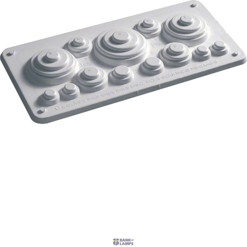 Hager FZ425 — Gland Plate Univers